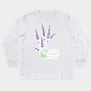 Washington Lilacs - Zach Bryan Kids Long Sleeve T-Shirt